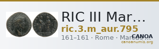 RIC III Marcus Aurelius 795 — CANOA