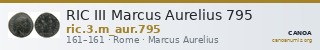 RIC III Marcus Aurelius 795 — CANOA