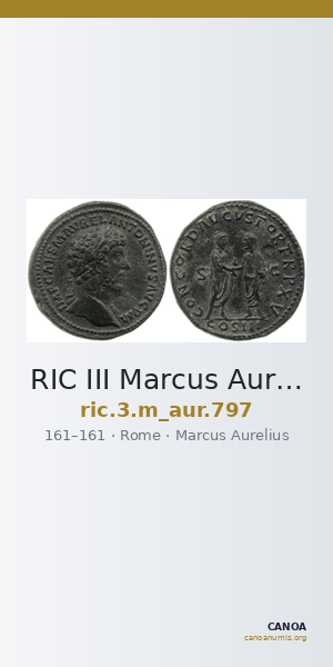 RIC III Marcus Aurelius 797 — CANOA