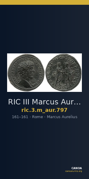 RIC III Marcus Aurelius 797 — CANOA