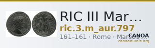 RIC III Marcus Aurelius 797 — CANOA