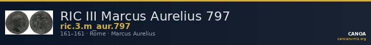 RIC III Marcus Aurelius 797 — CANOA