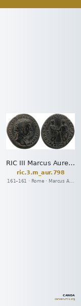 RIC III Marcus Aurelius 798 — CANOA