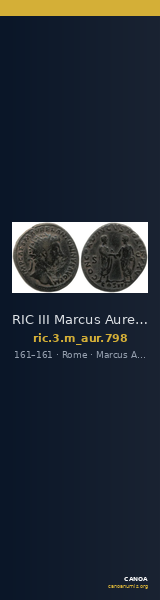 RIC III Marcus Aurelius 798 — CANOA