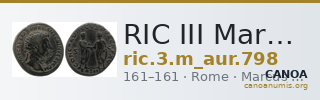 RIC III Marcus Aurelius 798 — CANOA