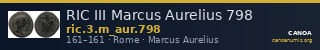 RIC III Marcus Aurelius 798 — CANOA