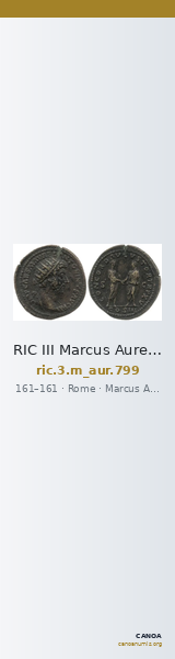 RIC III Marcus Aurelius 799 — CANOA