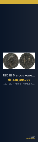 RIC III Marcus Aurelius 799 — CANOA