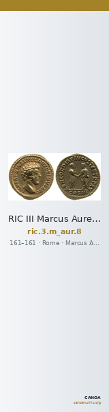 RIC III Marcus Aurelius 8 — CANOA