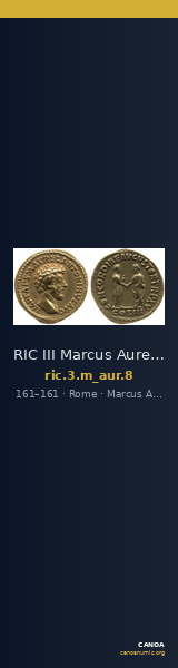 RIC III Marcus Aurelius 8 — CANOA