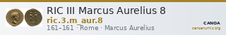 RIC III Marcus Aurelius 8 — CANOA