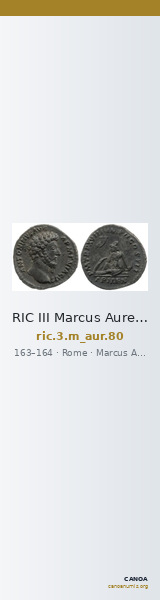 RIC III Marcus Aurelius 80 — CANOA