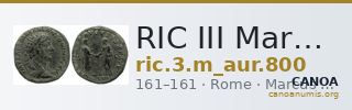 RIC III Marcus Aurelius 800 — CANOA