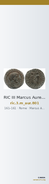 RIC III Marcus Aurelius 801 — CANOA