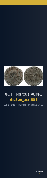 RIC III Marcus Aurelius 801 — CANOA