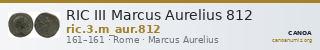 RIC III Marcus Aurelius 812 — CANOA