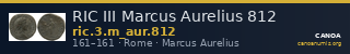 RIC III Marcus Aurelius 812 — CANOA