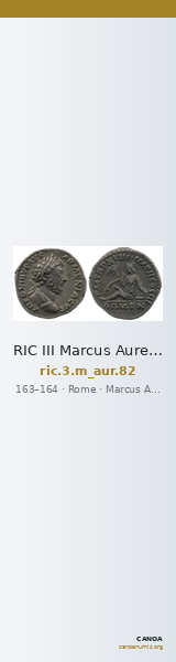 RIC III Marcus Aurelius 82 — CANOA