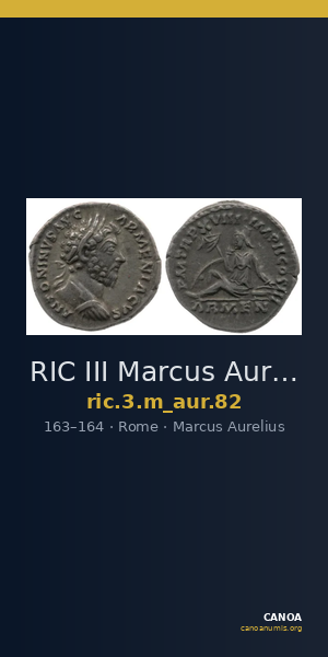 RIC III Marcus Aurelius 82 — CANOA
