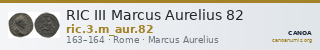 RIC III Marcus Aurelius 82 — CANOA