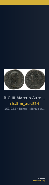 RIC III Marcus Aurelius 824 — CANOA