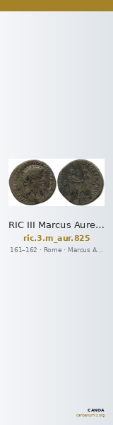 RIC III Marcus Aurelius 825 — CANOA
