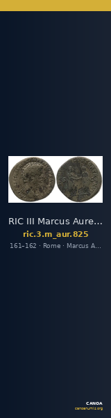 RIC III Marcus Aurelius 825 — CANOA