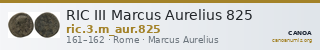 RIC III Marcus Aurelius 825 — CANOA