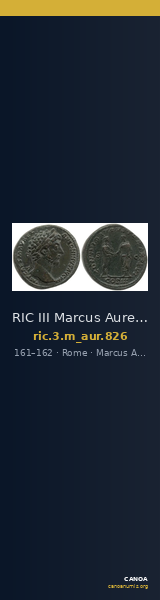 RIC III Marcus Aurelius 826 — CANOA