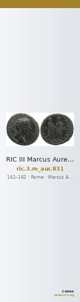 RIC III Marcus Aurelius 831 — CANOA