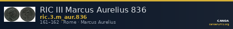 RIC III Marcus Aurelius 836 — CANOA