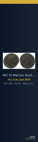 RIC III Marcus Aurelius 839 — CANOA