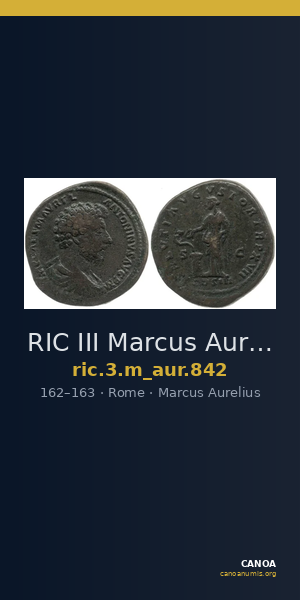 RIC III Marcus Aurelius 842 — CANOA
