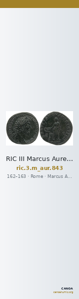 RIC III Marcus Aurelius 843 — CANOA