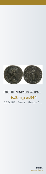 RIC III Marcus Aurelius 844 — CANOA