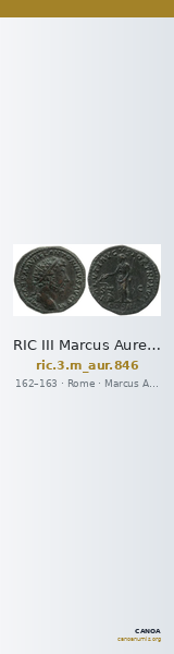 RIC III Marcus Aurelius 846 — CANOA
