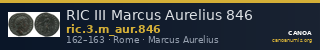 RIC III Marcus Aurelius 846 — CANOA