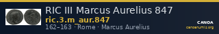 RIC III Marcus Aurelius 847 — CANOA