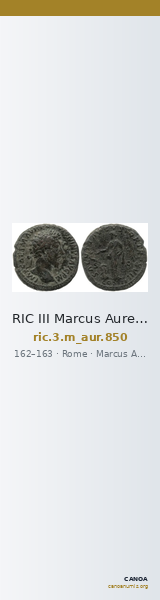 RIC III Marcus Aurelius 850 — CANOA