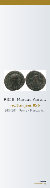 RIC III Marcus Aurelius 856 — CANOA