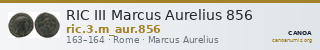 RIC III Marcus Aurelius 856 — CANOA