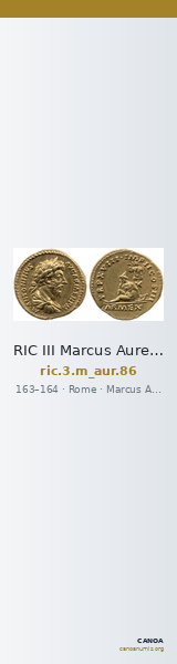 RIC III Marcus Aurelius 86 — CANOA