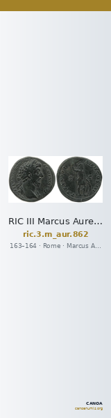 RIC III Marcus Aurelius 862 — CANOA