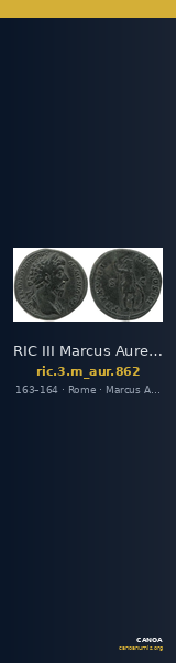RIC III Marcus Aurelius 862 — CANOA