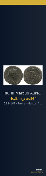 RIC III Marcus Aurelius 864 — CANOA