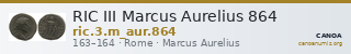 RIC III Marcus Aurelius 864 — CANOA