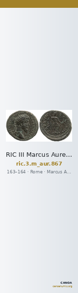 RIC III Marcus Aurelius 867 — CANOA