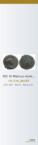 RIC III Marcus Aurelius 87 — CANOA