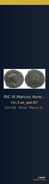 RIC III Marcus Aurelius 87 — CANOA