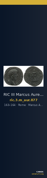 RIC III Marcus Aurelius 877 — CANOA